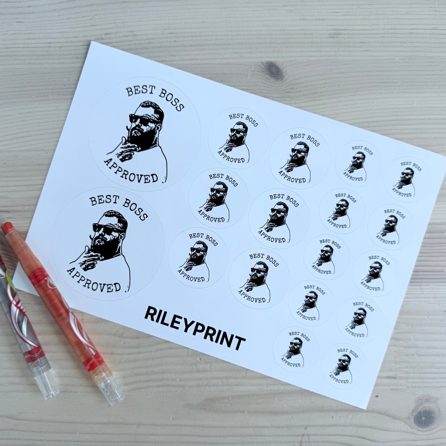 Sticker Sheets﹘Circular Face Stickers﹘GB