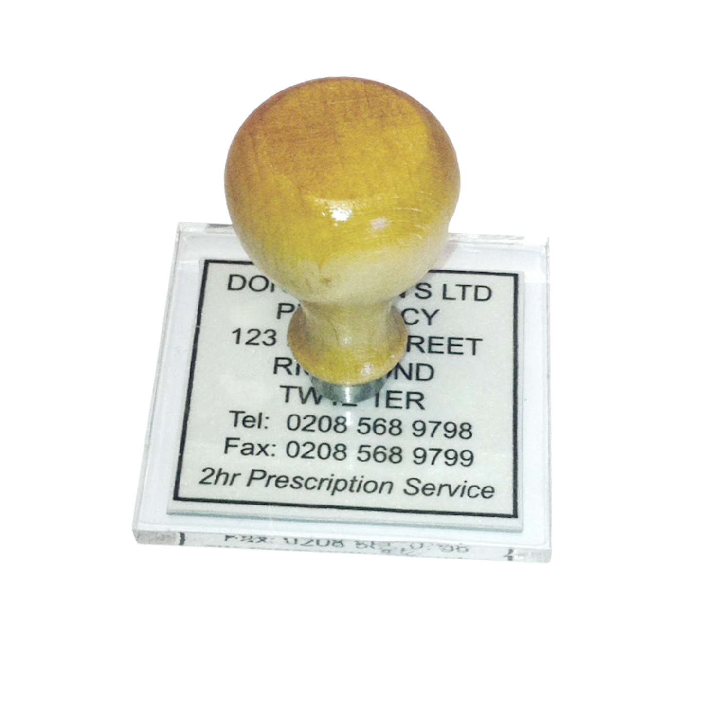 Wooden Handle Stamp﹘GB