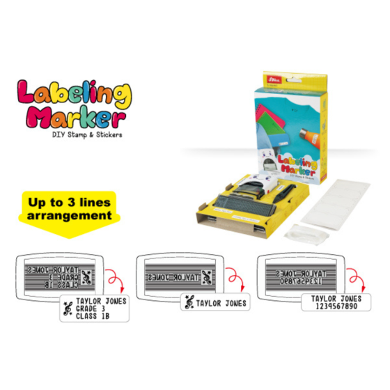 Shiny TL-882rPET Labelling Marker DIY Stamp and Stickers Kit
