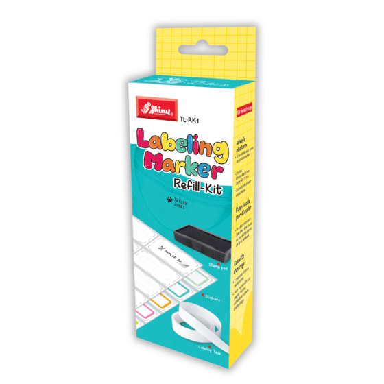 Shiny TL-882rPET Labelling Marker DIY Stamp and Stickers Kit