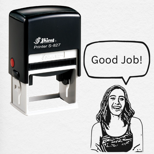 Self-Inking Face Stamp ( 30mm x 50mm )